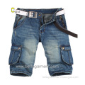 Men's Fashion Short Jeans with Side Pockets Bg007